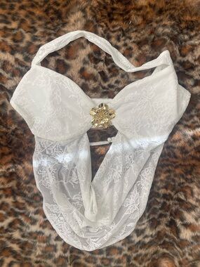 Outcast Clothing White Lace top